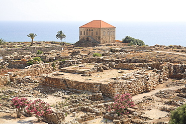 Ancient ruins, Byblos, UNESCO World Heritage Site, Jbail, Lebanon, Middle East