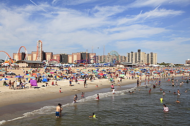 Beach, Coney Island, Brooklyn, New York City, New York, United States of America, North America