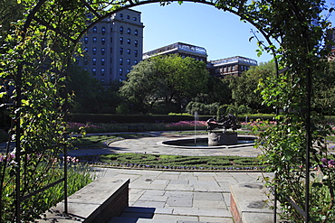 Conservatory Garden, Central Park, Manhattan, New York City, United States of America, North America