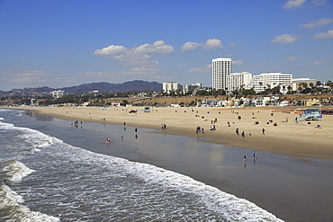 Beach, Santa Monica, Pacific Ocean, Los Angeles, California, United States of America, North America