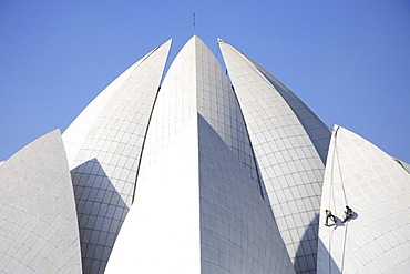 Lotus flower temple, Bahai Temple, New Delhi, India, Asia