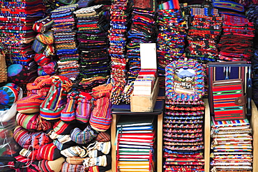 Textiles, Souvenirs, Handicraft Market, Antigua, Guatemala, Central America