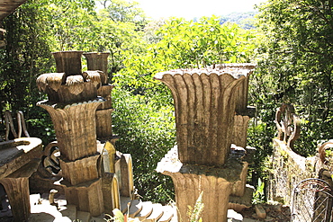 Las Pozas (the Pools), surrealist sculpture garden and architecture created by Edward James an eccentric English aristocrat, Xilitla, San Luis Potosi state, Mexico, North America