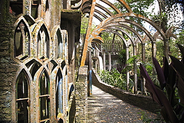 Las Pozas (the Pools), surrealist sculpture garden and architecture created by Edward James an eccentric English aristocrat, Xilitla, San Luis Potosi state, Mexico, North America