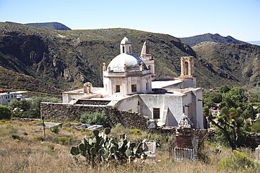 Templo de Guadalupe, Real de Catorce, former silver mining town, San Luis Potosi state, Mexico, North America


