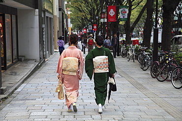 Omote-sando, upscale shopping boulevard lined with designer stores, Harajuku, Tokyo, Japan, Asia