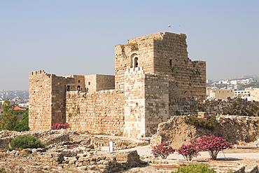 Crusader Castle, ancient ruins, Byblos, UNESCO World Heritage Site, Jbail, Lebanon, Middle East