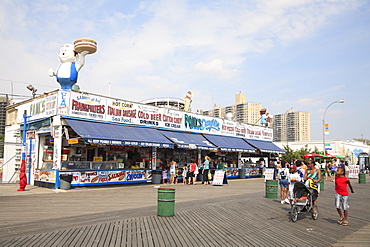 Boardwalk, Coney Island, Brooklyn, New York City, United States of America, North America