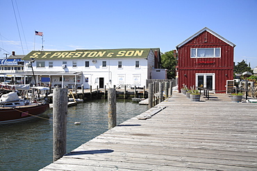 Harbor, Shelter Island Sound, Greenport, Long Island, North Fork, New York, United States of America, North America