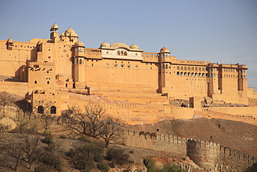 Amber Fort Palace, Jaipur, Rajasthan, India, Asia