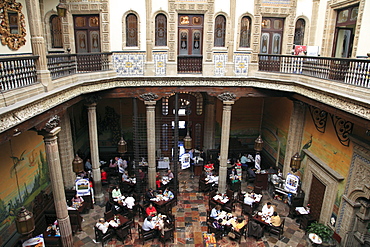 Restaurant, SanbornÔøOs department store, Casa de los Azulejos (House of Tiles), originally a palace, Mexico City, Mexico, North America