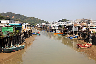 Stilt Houses, Tai O fishing village, Lantau Island, Hong Kong, China, Asia