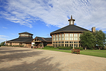 Bethel Woods Center for the Arts, concert hall, museum for 1969 Woodstock Music Festival on original site, Bethel, New York State, United States of America, North America