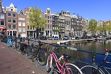 Singel Canal, Amsterdam, Netherlands, Europe