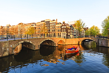 Keizersgracht Canal, Amsterdam, Netherlands, Europe