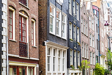 Canalside houses, Amsterdam, Netherlands, Europe 