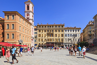 Place du Palais de Justice, Old Town, Nice, Alpes Maritimes, Provence, Cote d'Azur, French Riviera, France, Europe