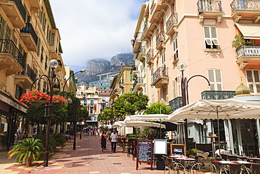 Street scene, La Condamine, Monaco, Europe