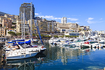 Monaco harbour, Monaco, Mediterranean, Europe