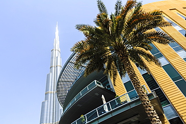 Burj Khalifa and Dubai Mall, Dubai, United Arab Emirates, Middle East 