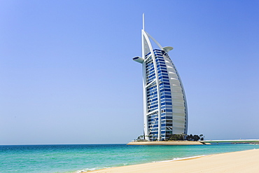 Burj Al Arab Hotel, Jumeirah Beach, Dubai, United Arab Emirates, Middle East 