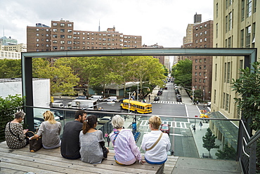 High Line public park, Meatpacking District, New York City, New York, United States of America, North America