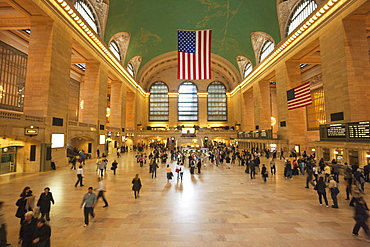 Main Concourse  in Grand Central Terminal, Rail station, New York City, New York, United States of America, North America