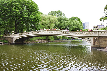 Bow Bridge, Central Park, Manhattan, New York City, New York, United States of America, North America