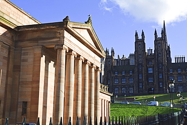 National Gallery of Scotland, The Mound, Edinburgh, Lothian, Scotland, United Kingdom, Europe