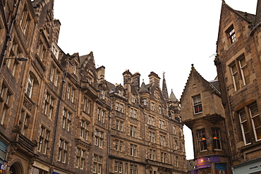 Buildings in the Old Town, Edinburgh, Scotland, United Kingdom, Europe