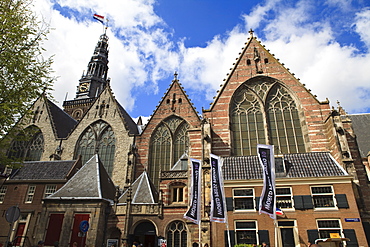 Oude Kerk, Amsterdam's oldest church, consecrated in 1306, Amsterdam, Netherlands, Europe