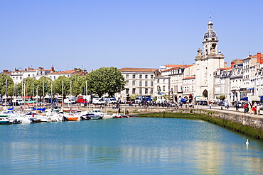 Vieux Port, the old harbour, La Rochelle, Charente-Maritime, France, Europe