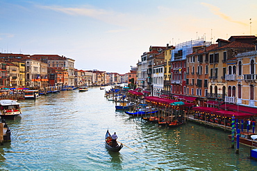 The Grand Canal, Venice, UNESCO World Heritage Site, Veneto, Italy, Europe