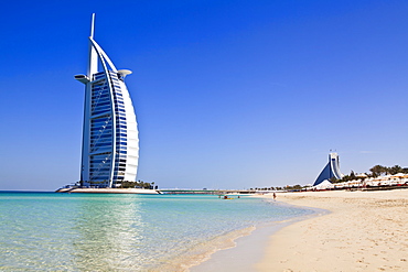 Burj Al Arab Hotel, Jumeirah Beach, Dubai, United Arab Emirates, Middle East