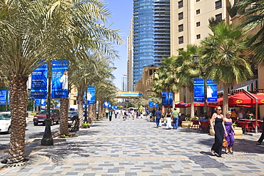 The Walk at Jumeirah Beach Residence, Dubai Marina, Dubai, United Arab Emirates, Middle East