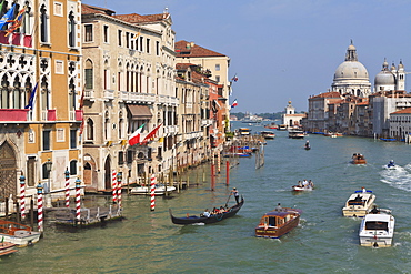 Grand Canal, Venice, UNESCO World Heritage Site, Veneto, Italy, Europe