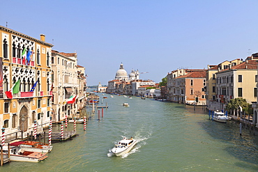 Grand Canal, Venice, UNESCO World Heritage Site, Veneto, Italy, Europe