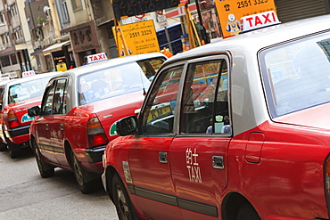 Taxis, Hong Kong, China, Asia