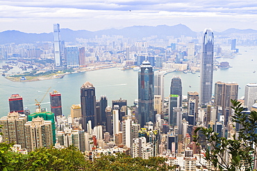 Cityscape from Victoria Peak, Hong Kong, China, Asia