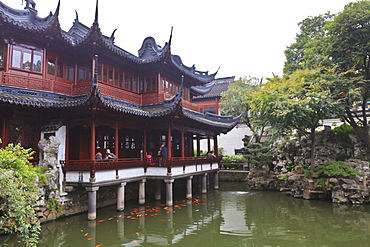 Yanshan Hall, Yu Yuan (Yuyuan) Gardens, Shanghai, China, Asia