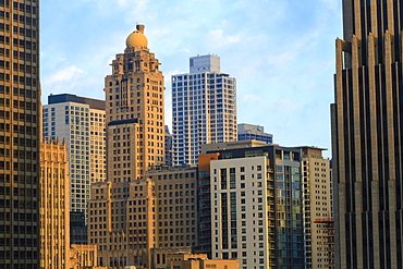 Skyscrapers, Chicago, Illinois, United States of America, North America