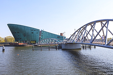 NEMO science and technology museum, architect Renzo Piano, Eastern Docks, Amsterdam, Netherlands, Europe 