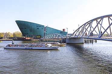 NEMO, science and technology museum, Eastern Docks, Amsterdam, Netherlands, Europe