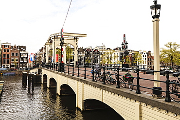 Magere Brug (the Skinny Bridge), Amsterdam, Netherlands, Europe 