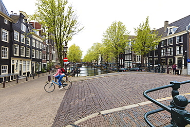 Bridge over Reguliersgracht, Amsterdam, Netherlands, Europe