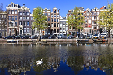 Singel Canal, Amsterdam, Netherlands, Europe