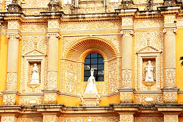 Detail of La Merced church, Antigua, UNESCO World Heritage Site, Guatemala, Central America