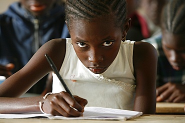 Schoolchildren, Garage-Bentenier, Thies, Senegal, West Africa, Africa