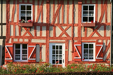 Bec-Hellouin house, Le Bec-Hellouin, Eure, Normandy, France, Europe