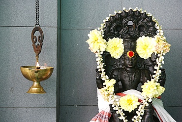 Thechinamoorthy, Sri Maha Mariamman temple, Penang,  Malaysia, Southeast Asia, Asia